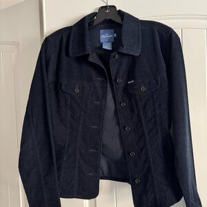 Faconnable Ribbed Jacket, XS Deep Navy